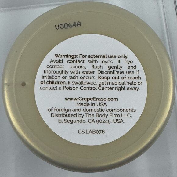SEALED Crepe Erase Advanced Body Repair Treatment, Fragrance Free 3.3 oz TruFirm - Picture 4 of 4